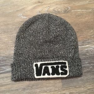 Heathered Gray Vans Beanie
